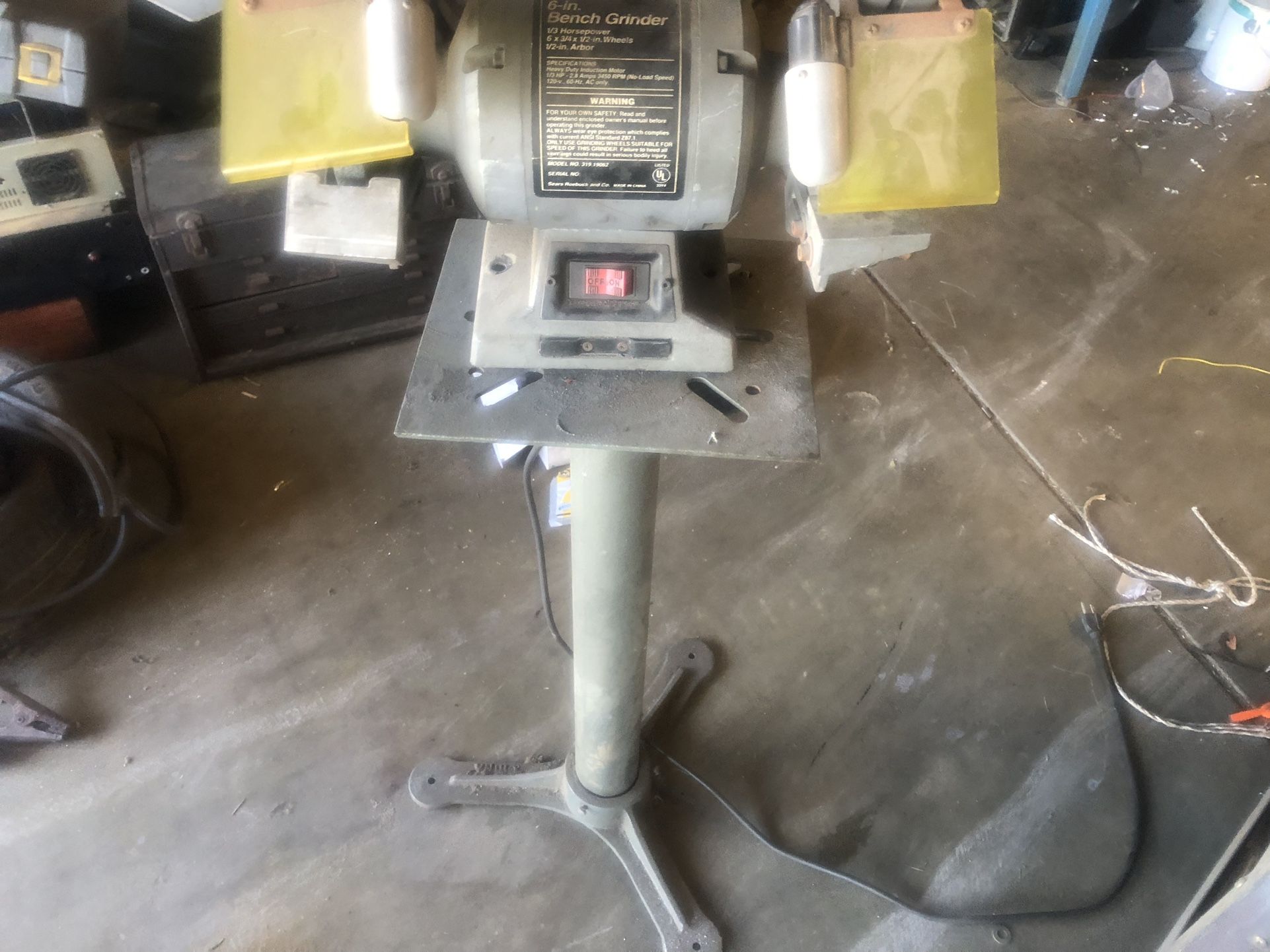 Craftsman Bench Grinder With Stand