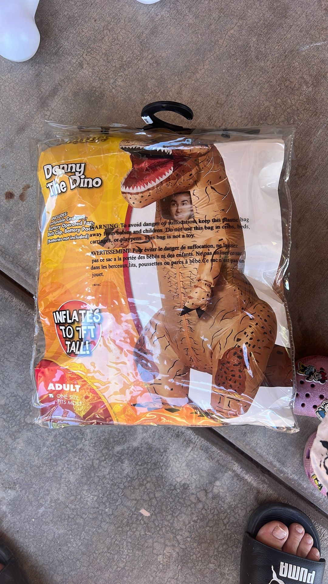 Donny The Dinosaurs Inflates Costume  