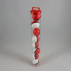 New Tube of 8 Pokemon Pokeball Silicone Jars Cute!