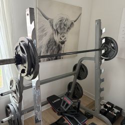 Complete Home Gym Setup – Great Condition, Quality Equipment