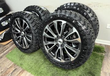 New 22 inch gm style wheels wrapped in 33x12.50R22 atturo MT tires