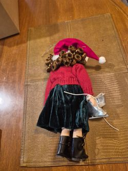13" porcelain Bisque Doll NEW