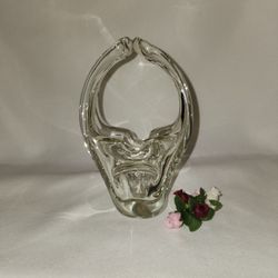 Hand Blown Crystal Vase