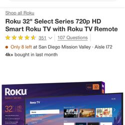 Smart TV  with Blu Ray DVD. 