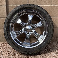 22" BOSS CROME RIMS 