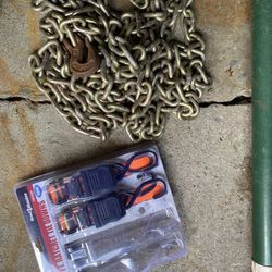 Tow Chain and Tie Downs