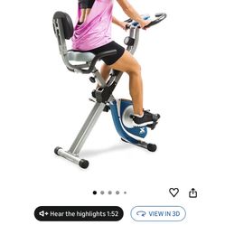 Folding Exercise Bike (Like New)