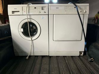 Bosch washer and electric laundry set