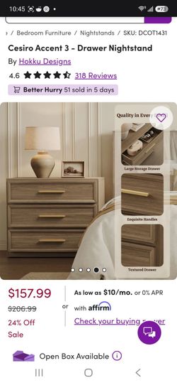 Dresser- night stand