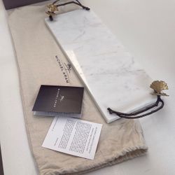 Michael Aram Butterfly Ginkgo Marble Cheese Board + Knife