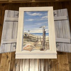 Stupell Industries 3 panel beach wall art decor picture