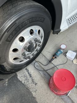 Metal Semi Truck Polish