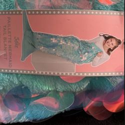 Justice MERMAID 🧜🏼‍♀️ TAIL BLANKET -If Posted It’s Available ! More Mermaid In Profile 