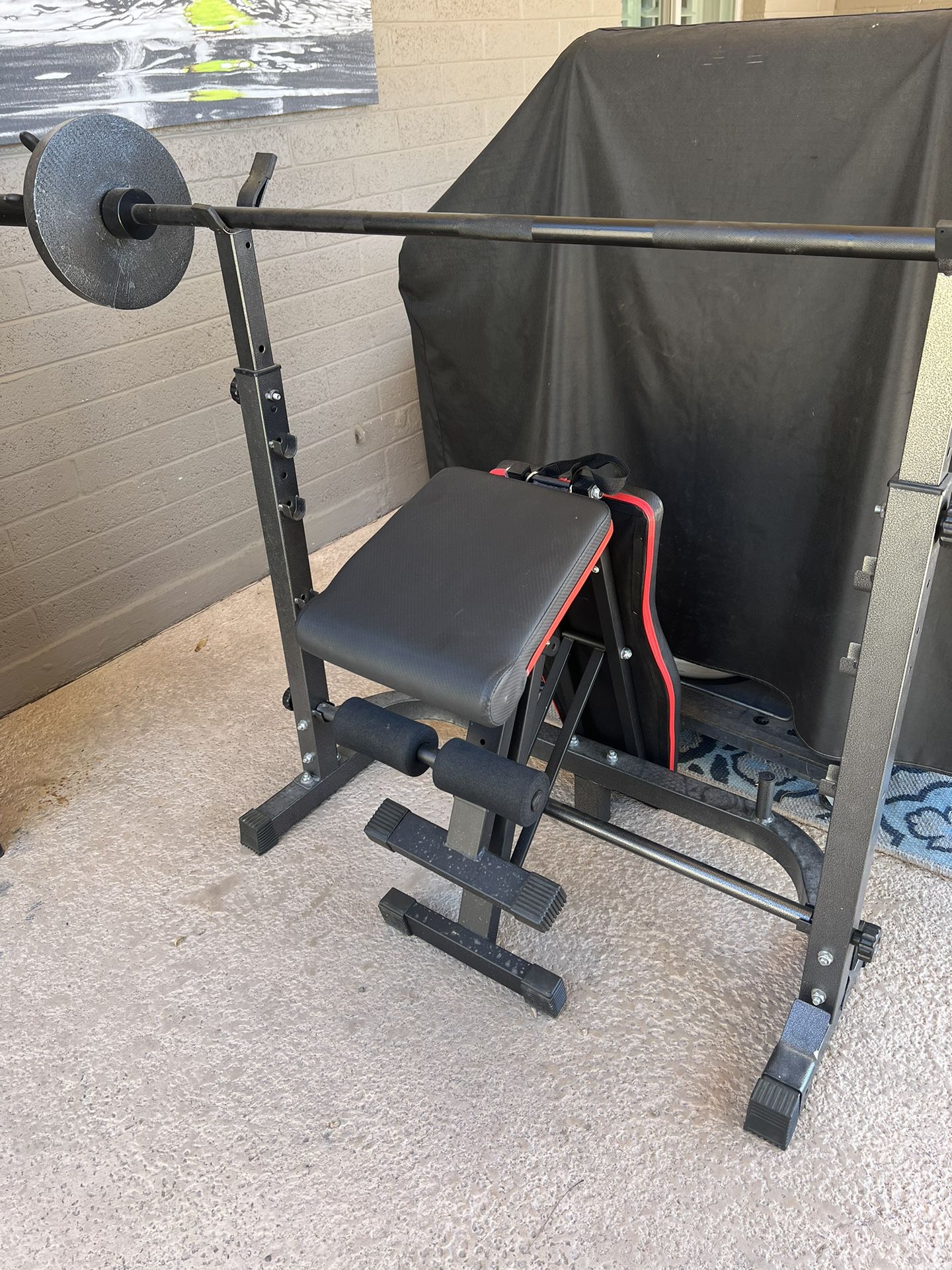 Weight Bench And 200lbs