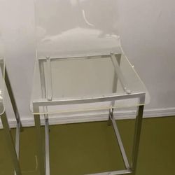 Acrylic High Chairs / Great Condition $45 Each 