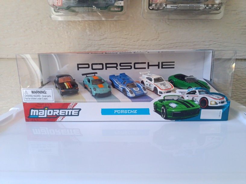 MAJORETTE: PORSCHE SERIES SET OF 5