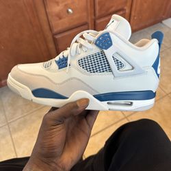 Industrial Blue (Military) Jordan 4s Size 11