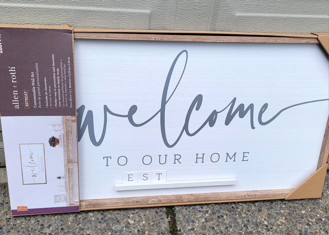 allen + roth Customizable Wall Art 16" x 30"