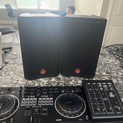 Complete DJ Setup – Pioneer DDJ-REV1, Harbinger Speakers, Mixer – $675 (Tallahassee)