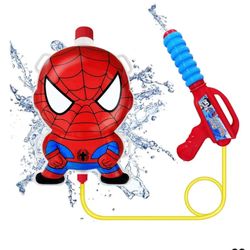 New In Box. Spider Man Back Pack Water Gun. See Photos. Cash, Pickup Only