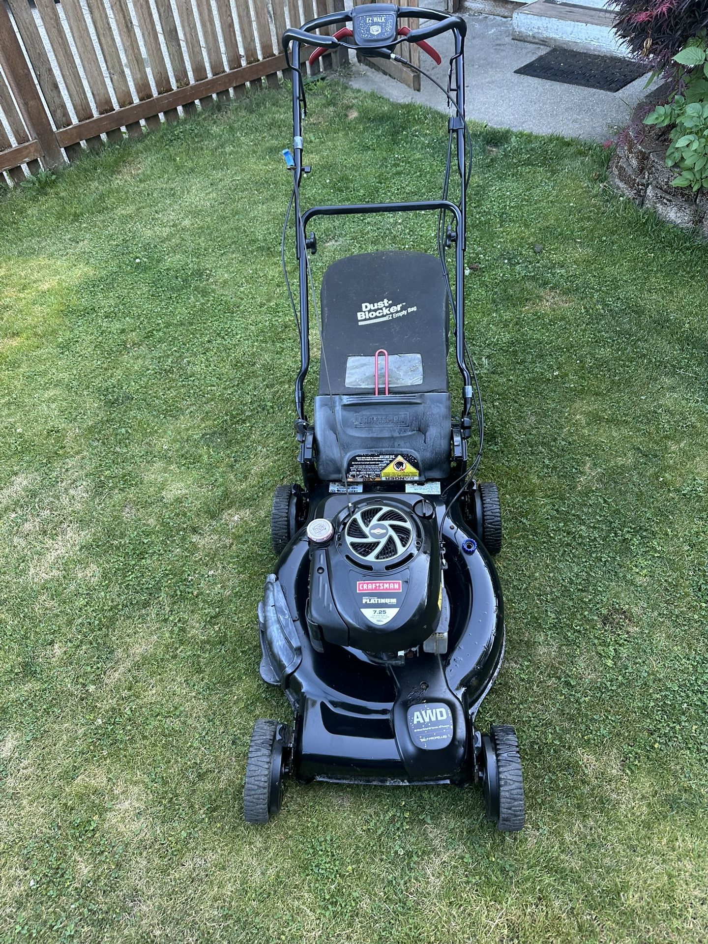 AWD Lawnmower. Tuned Up