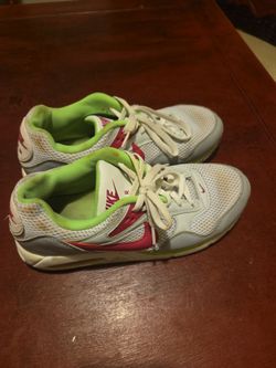 Nike Air Max Correlate 511417-163 Womens White Green Running Shoes Size 11.5