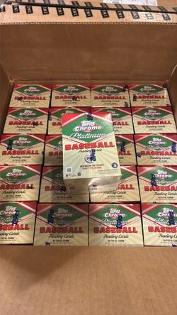 2025 Topps Chrome Platinum baseball blaster box