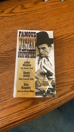 Famous western gunfighters vhs