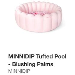 MINNIDIP Tufted Pool - Blushing Palms