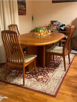 Midcentury Danish Teak Dining Table