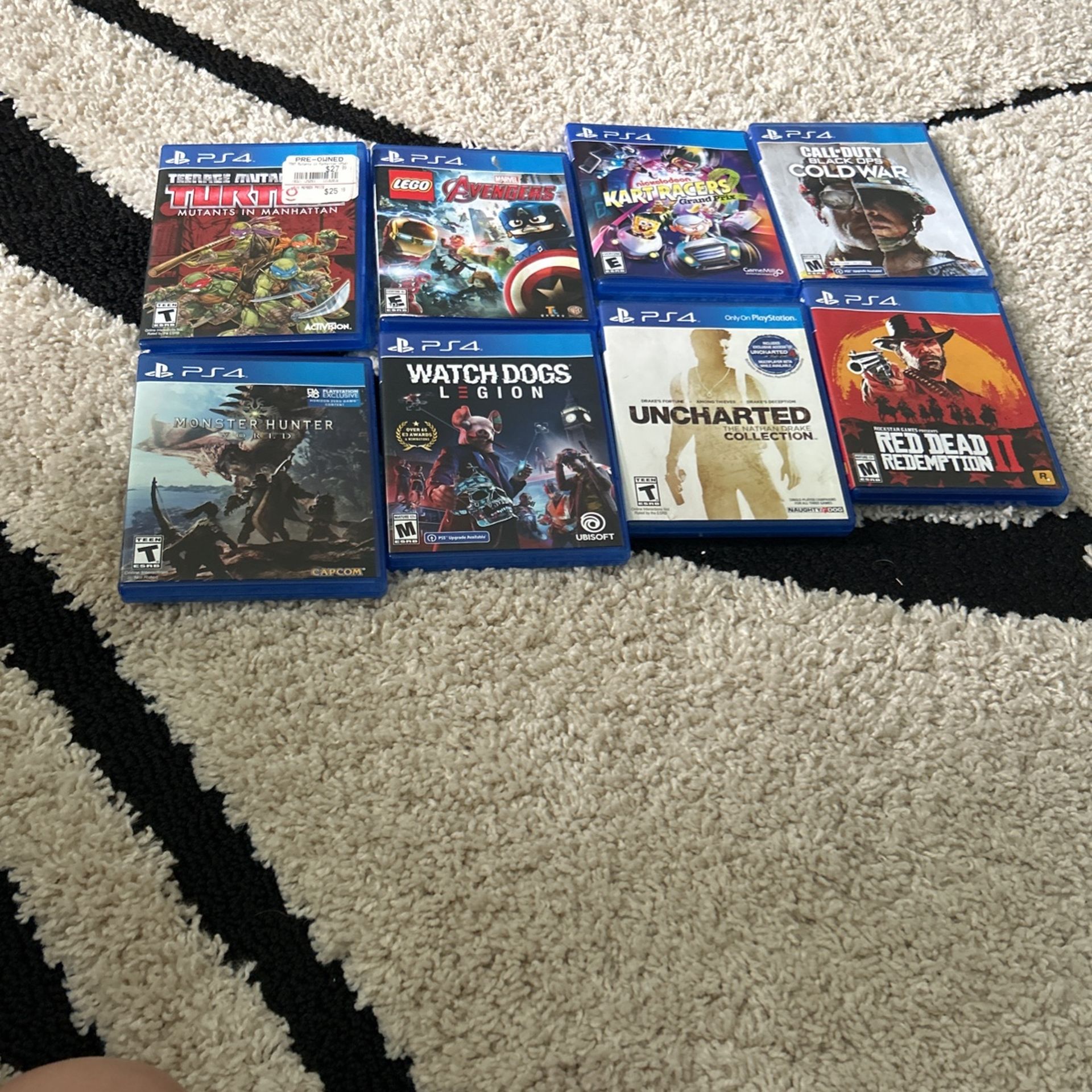 Bundle Of PS4 Games