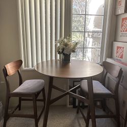 High Table And Chairs Set