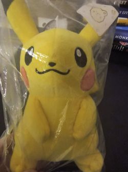 Pikachu plush brand new in bag with tags