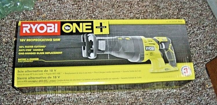 NEW RYOBI P 516 18-Volt ONE+ Cordless Reciprocating Saw (BARE TOOL)