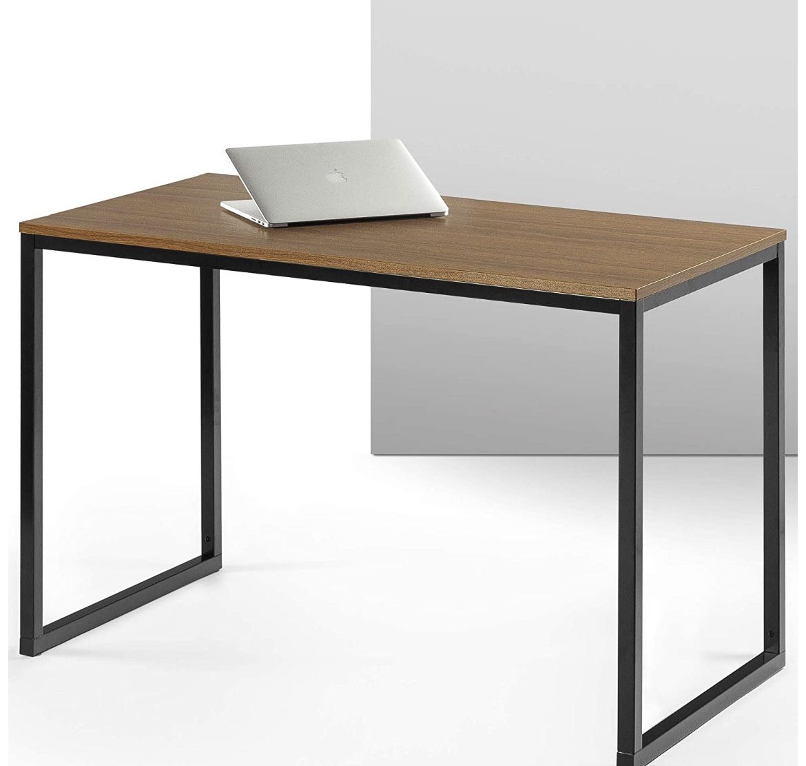 ZINUS Jennifer 47 Inch Brown Frame Desk / Computer Workstation / Office Desk / Easy Assembly