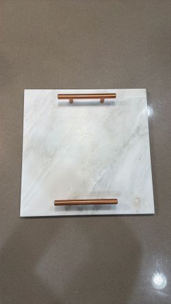 Marble serving tray