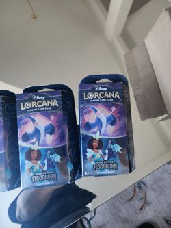 Ravensburger Disney Lorcana Trading Card Game: Rise of the Floodborn Amethyst and Steel Starter Deck