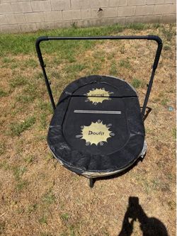 Doufit double sided trampoline