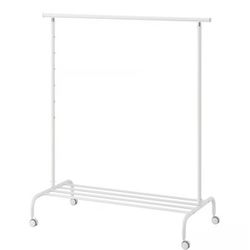 Ikea Rigga Clothing Hanger with Skubb Organizer