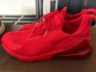 Nike Airmax 270 Triple Red size 10.5