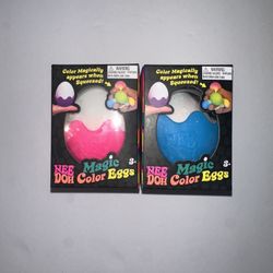 NeeDoh Magic Color Egg - 2pc
