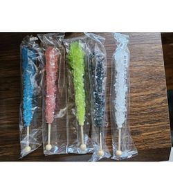 200 Individually Wrapped Rock Candy Sticks 