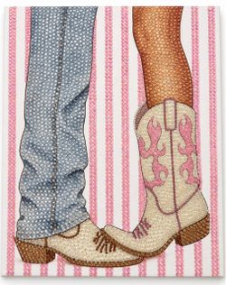 Bedazzled Artwork Cowboy Boots