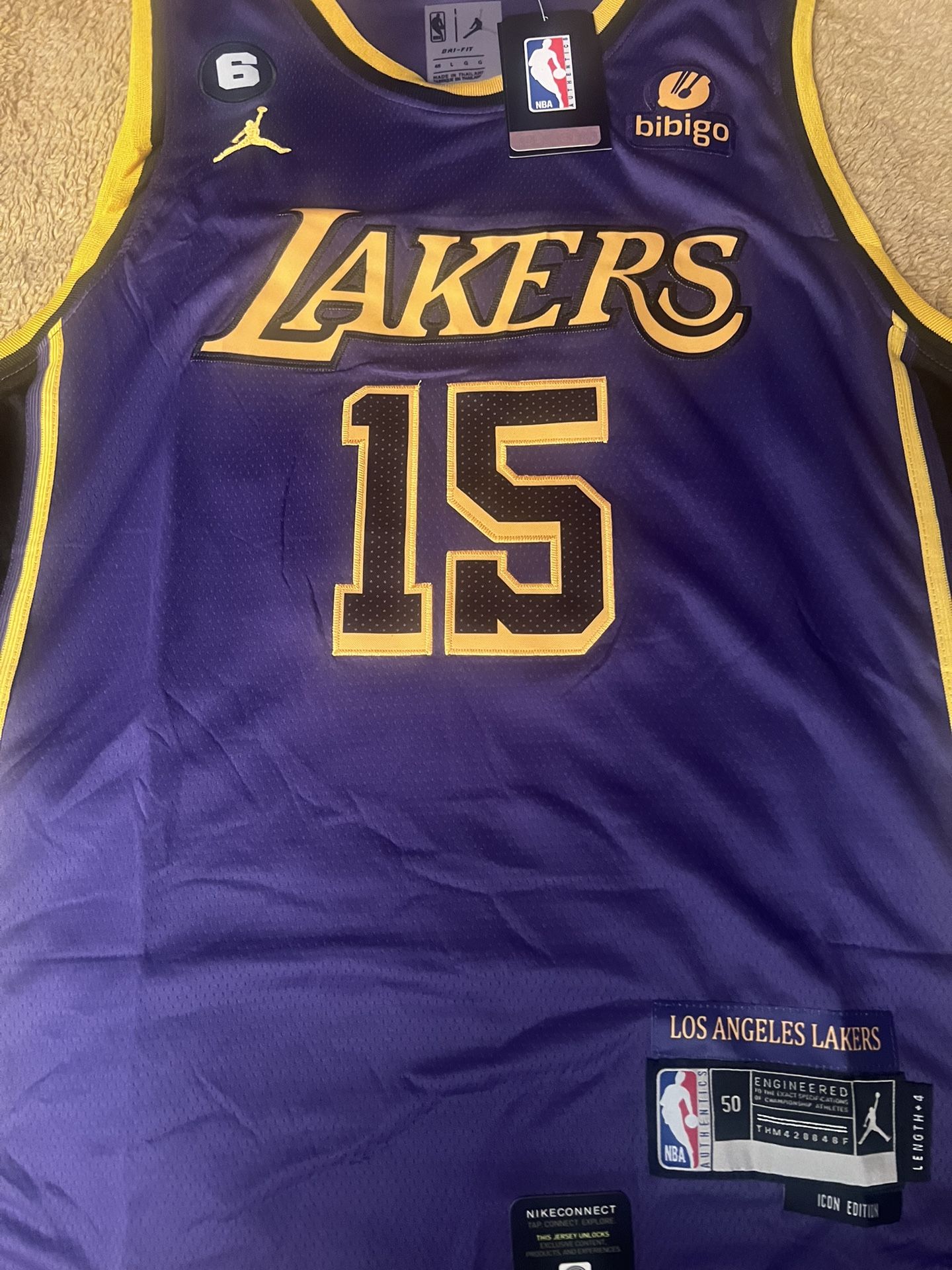 Lakers #15 Austin Reaves jerseys. New