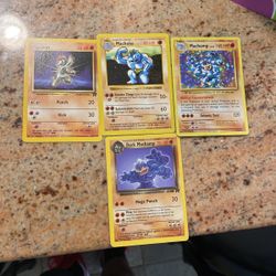 Basic Machamp Family With Holo Machamp And Dark Machamp
