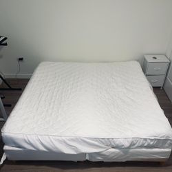 King Size IKEA Mattress + Bed Frame