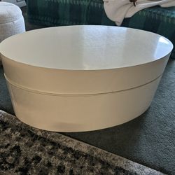 Oval Shaped Coffee Table