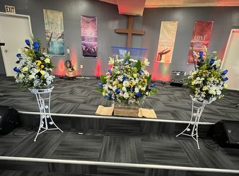 Flower arrangements for church