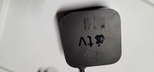 Apple box with cord
