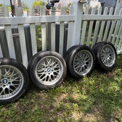 BMW Rim With Tires 215 50 R17